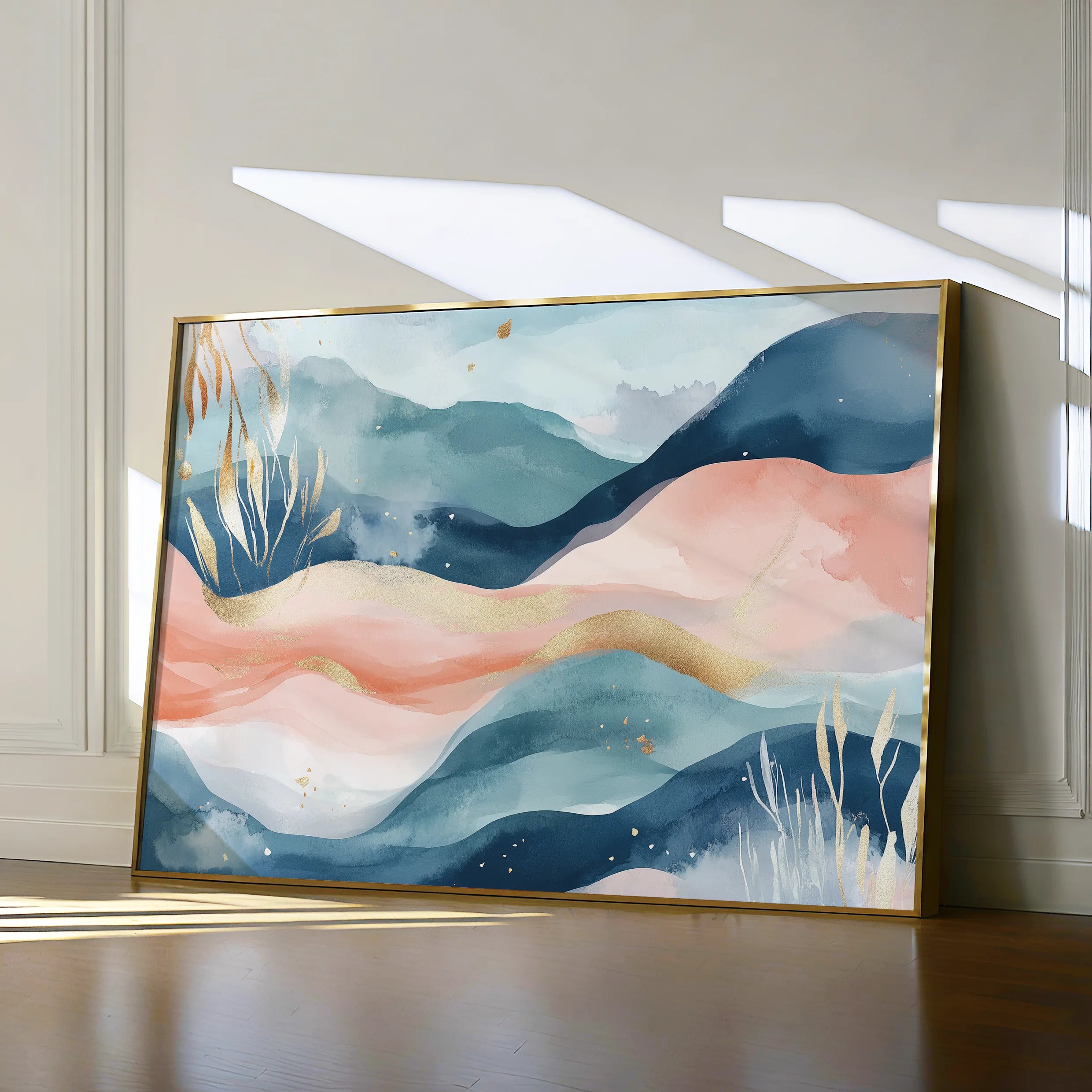 Boho 176 Canvas Art 18" x 24" / 45 x 60 cm / Black