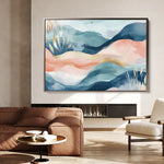 Boho 176 Canvas Art 18" x 24" / 45 x 60 cm / Black
