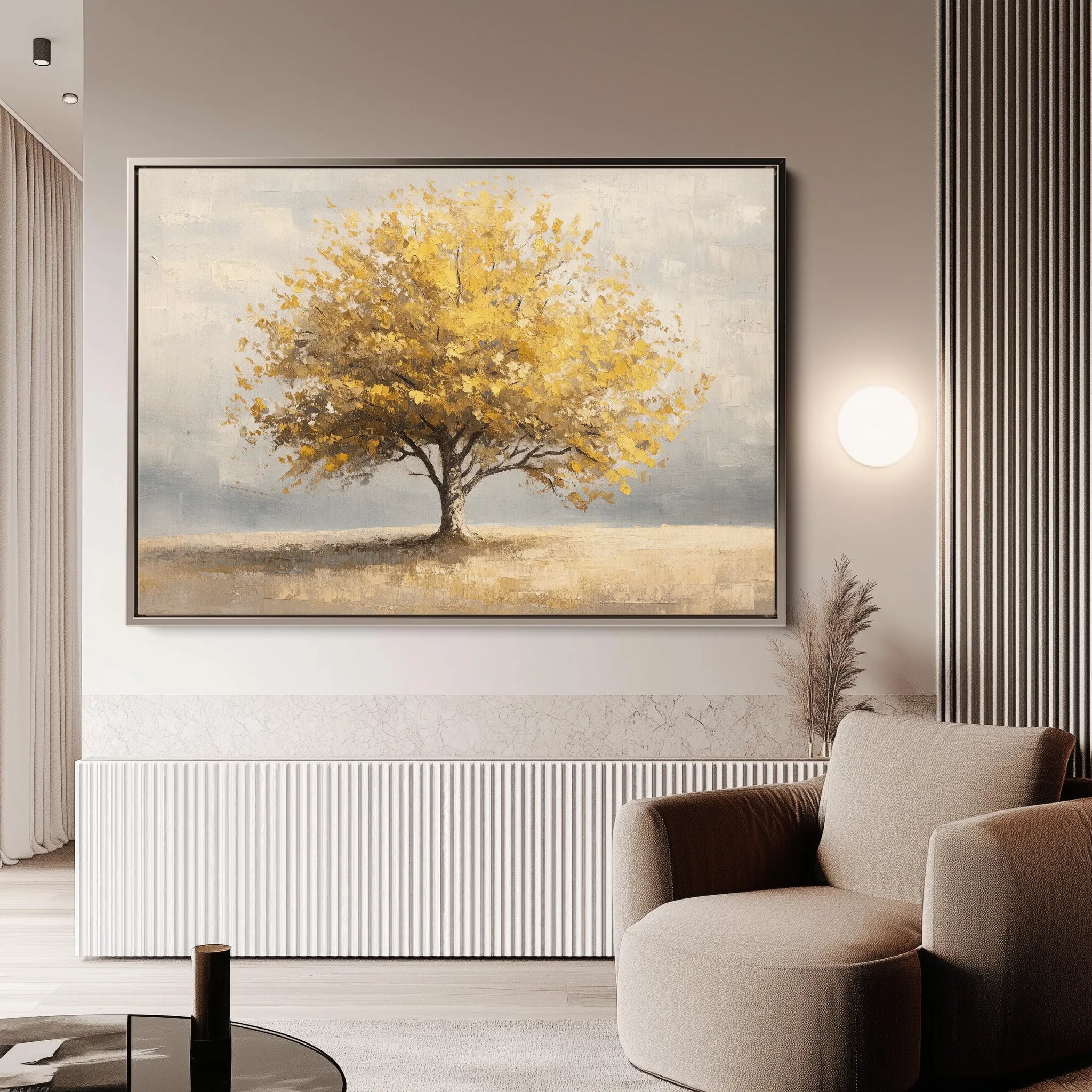 Landscape 176 Canvas Art 18" x 24" / 45 x 60 cm / Black