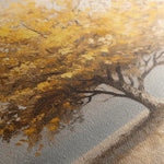 Landscape 176 Canvas Art 18" x 24" / 45 x 60 cm / Black