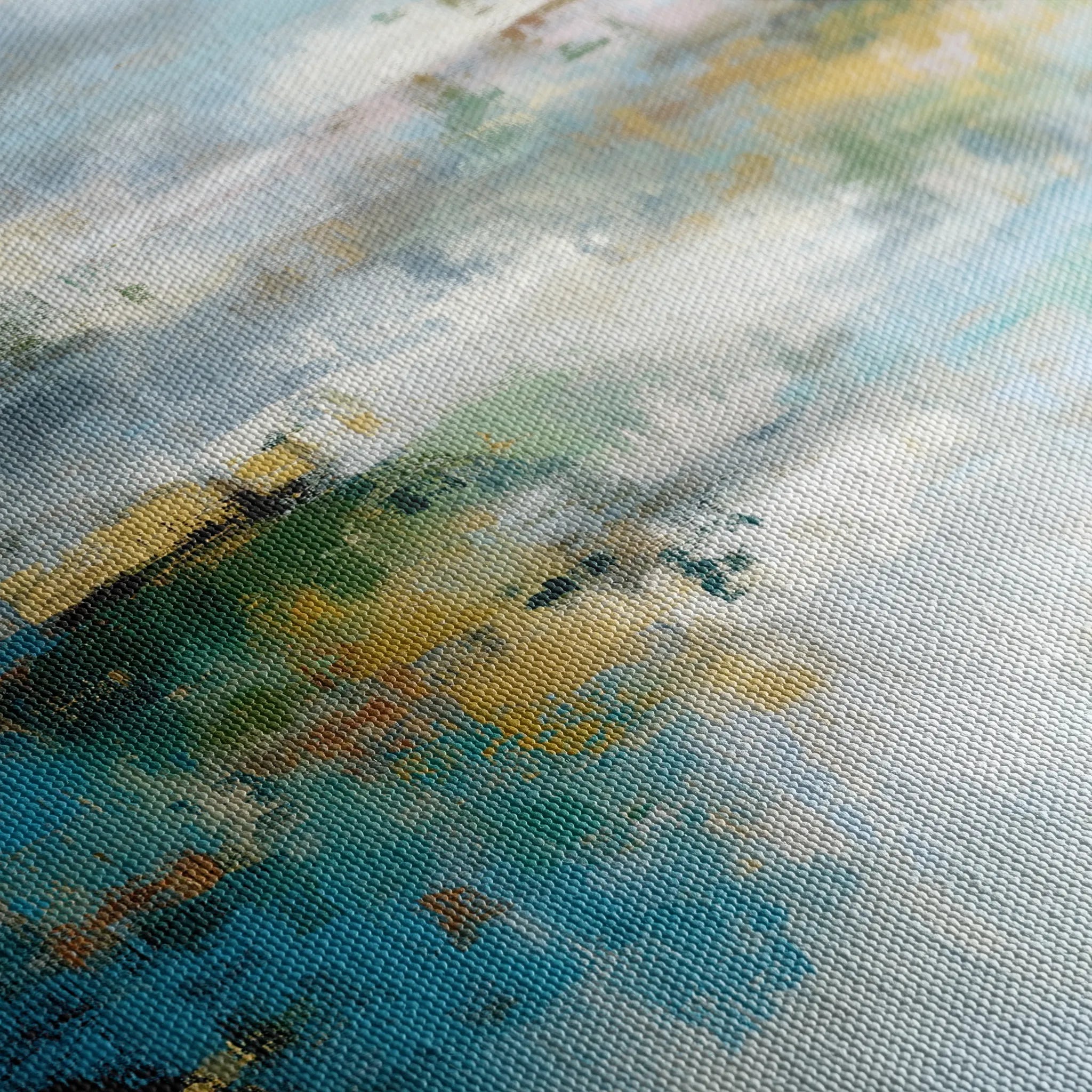 Abstract 1760 Canvas Art 18" x 24" / 45 x 60 cm / Black