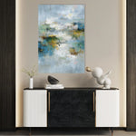 Abstract 1760 Canvas Art 60 x 40 cm / Black
