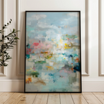 Abstract 1761 Canvas Art 18" x 24" / 45 x 60 cm / Black