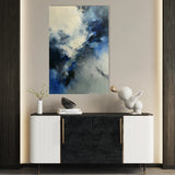 Abstract 1763 Canvas Art 18" x 24" / 45 x 60 cm / Black