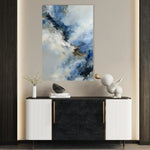 Abstract 1764 Canvas Art 60 x 40 cm / Black