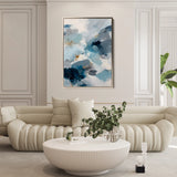 Abstract 1765 Canvas Art 18" x 24" / 45 x 60 cm / Black