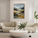 Abstract 1767 Canvas Art 18" x 24" / 45 x 60 cm / Black