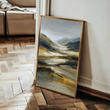 Abstract 1767 Canvas Art 18" x 24" / 45 x 60 cm / Black