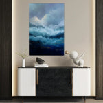 Abstract 1769 Canvas Art 60 x 40 cm / Black