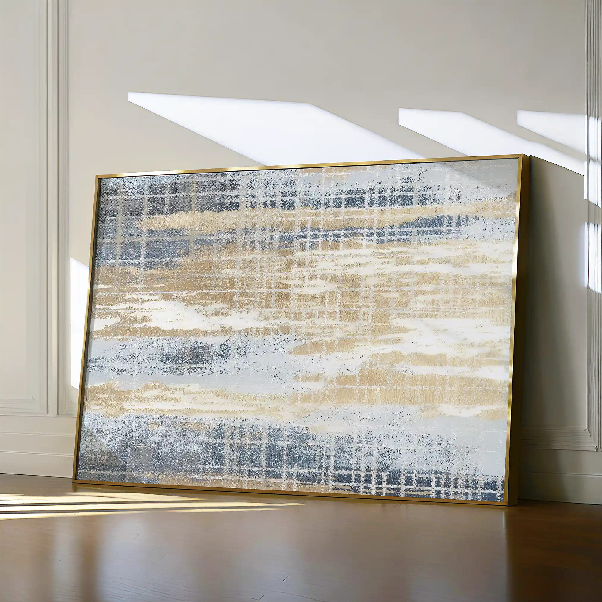 Abstract 177 Canvas Art 18" x 24" / 45 x 60 cm / Black