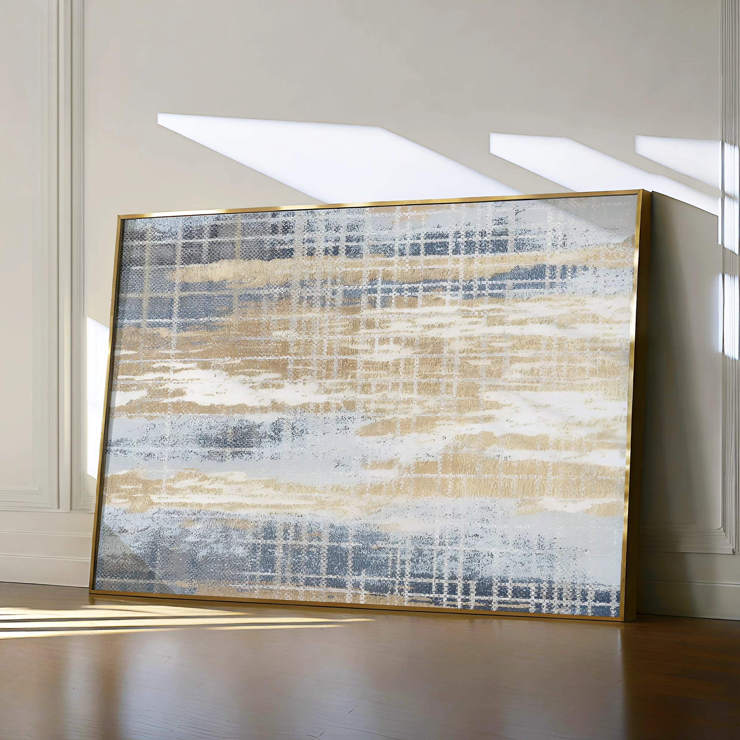 Abstract 177 Canvas Art 18" x 24" / 45 x 60 cm / Black