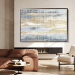Abstract 177 Canvas Art 18" x 24" / 45 x 60 cm / Black
