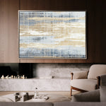 Abstract 177 Canvas Art 18" x 24" / 45 x 60 cm / Black