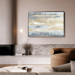 Abstract 177 Canvas Art 18" x 24" / 45 x 60 cm / Black