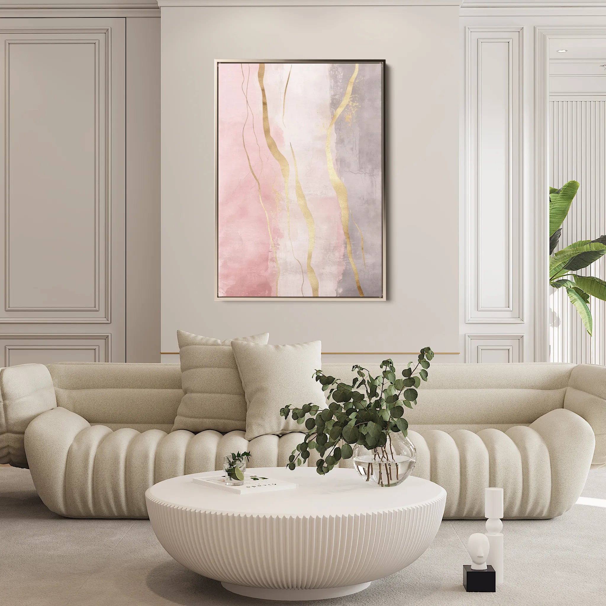 Boho 177 Canvas Art 18" x 24" / 45 x 60 cm / Black