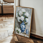 Floral 177 Canvas Art 18" x 24" / 45 x 60 cm / Black