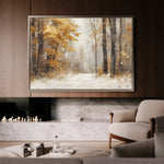 Landscape 177 Canvas Art 18" x 24" / 45 x 60 cm / Black