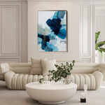 Abstract 1770 Canvas Art 60 x 40 cm / Black