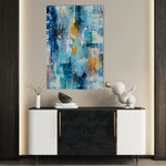 Abstract 1773 Canvas Art 18" x 24" / 45 x 60 cm / Black