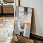 Abstract 1775 Canvas Art 18" x 24" / 45 x 60 cm / Black