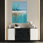 Abstract 1776 Canvas Art 18" x 24" / 45 x 60 cm / Black