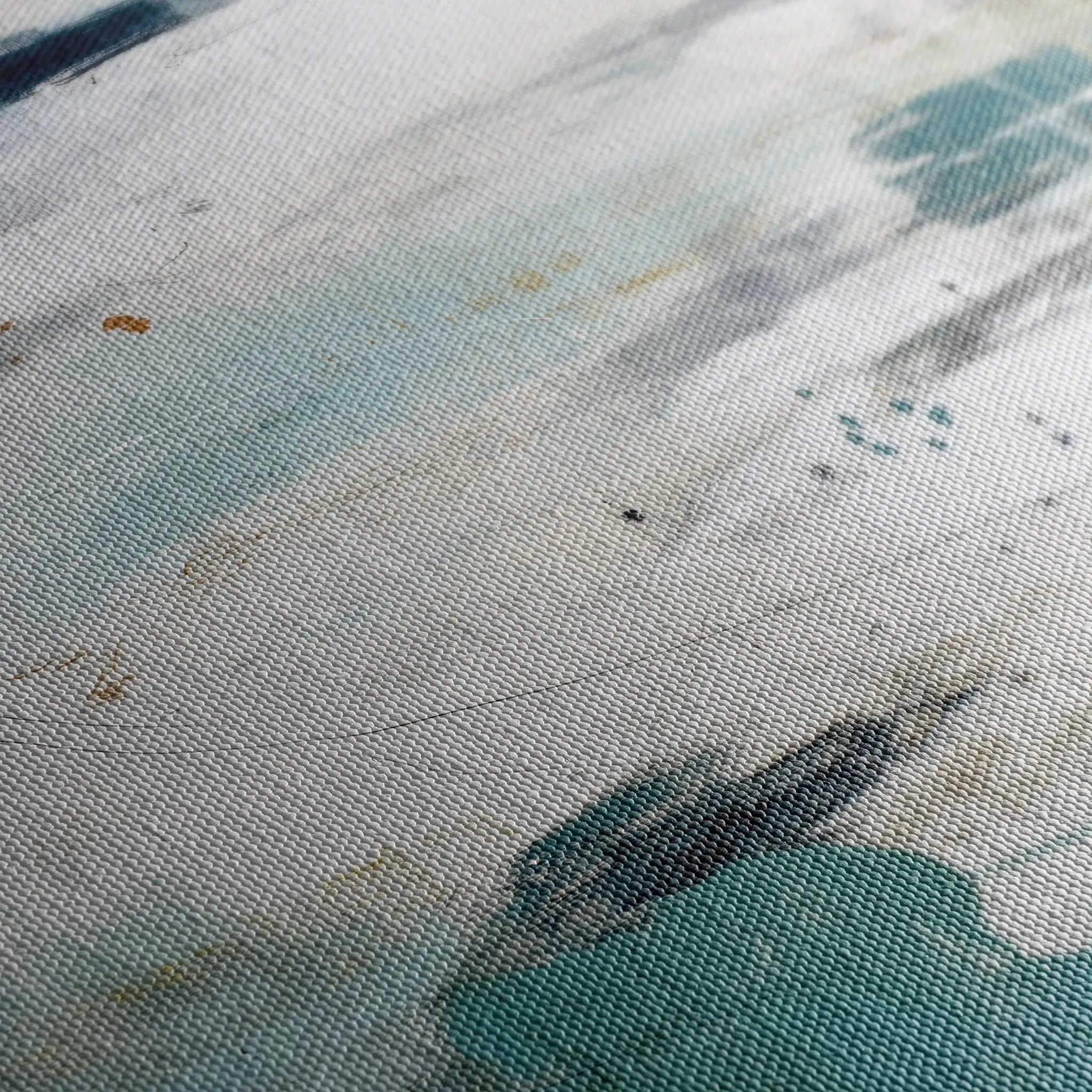 Abstract 1777 Canvas Art 18" x 24" / 45 x 60 cm / Black
