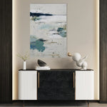 Abstract 1777 Canvas Art 60 x 40 cm / Black