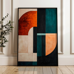 Abstract 1779 Canvas Art 18" x 24" / 45 x 60 cm / Black