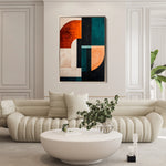 Abstract 1779 Canvas Art 18" x 24" / 45 x 60 cm / Black