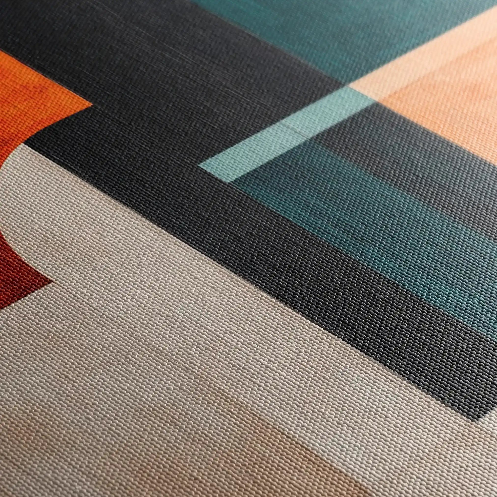 Abstract 1779 Canvas Art 60 x 40 cm / Black