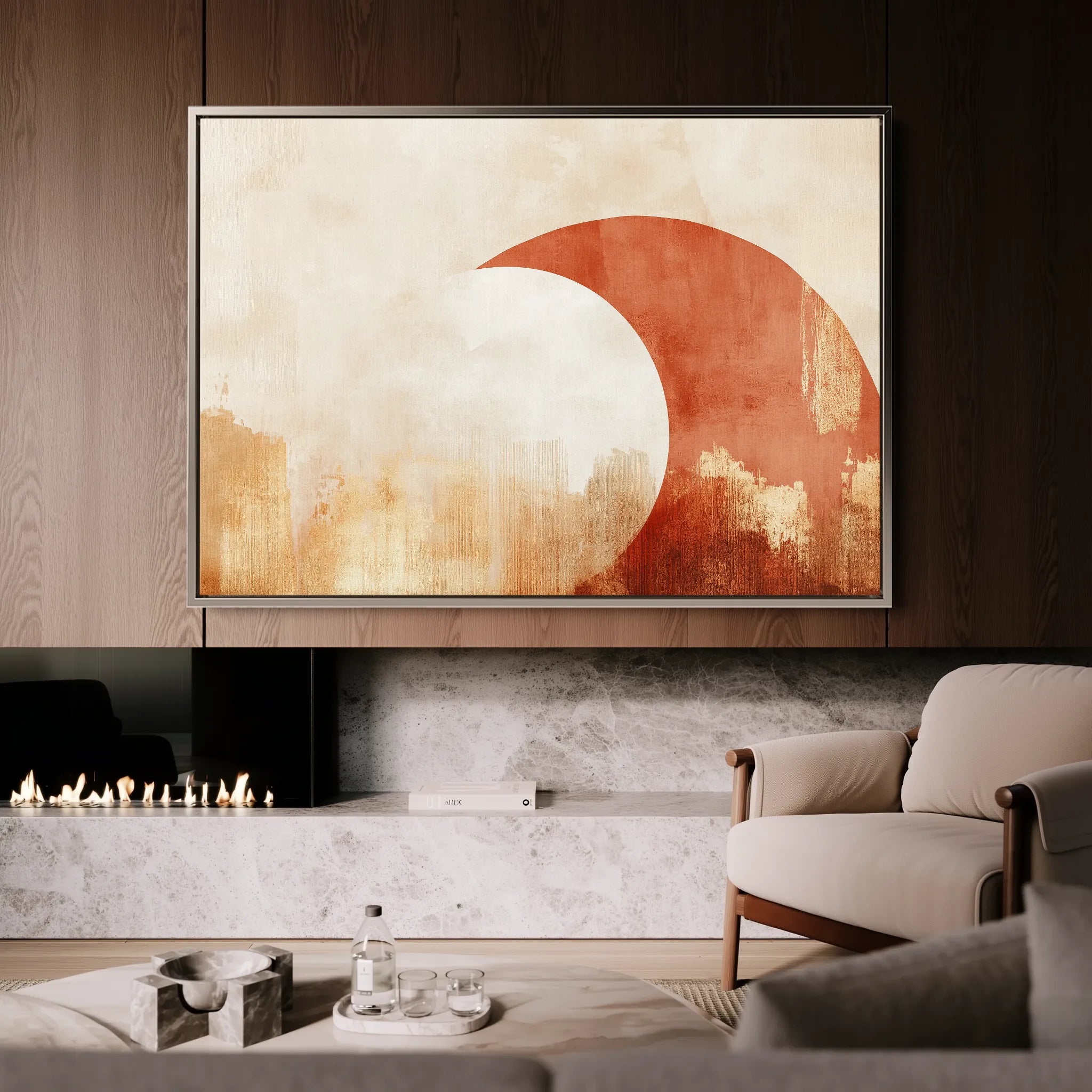 Boho 178 Canvas Art 18" x 24" / 45 x 60 cm / Black