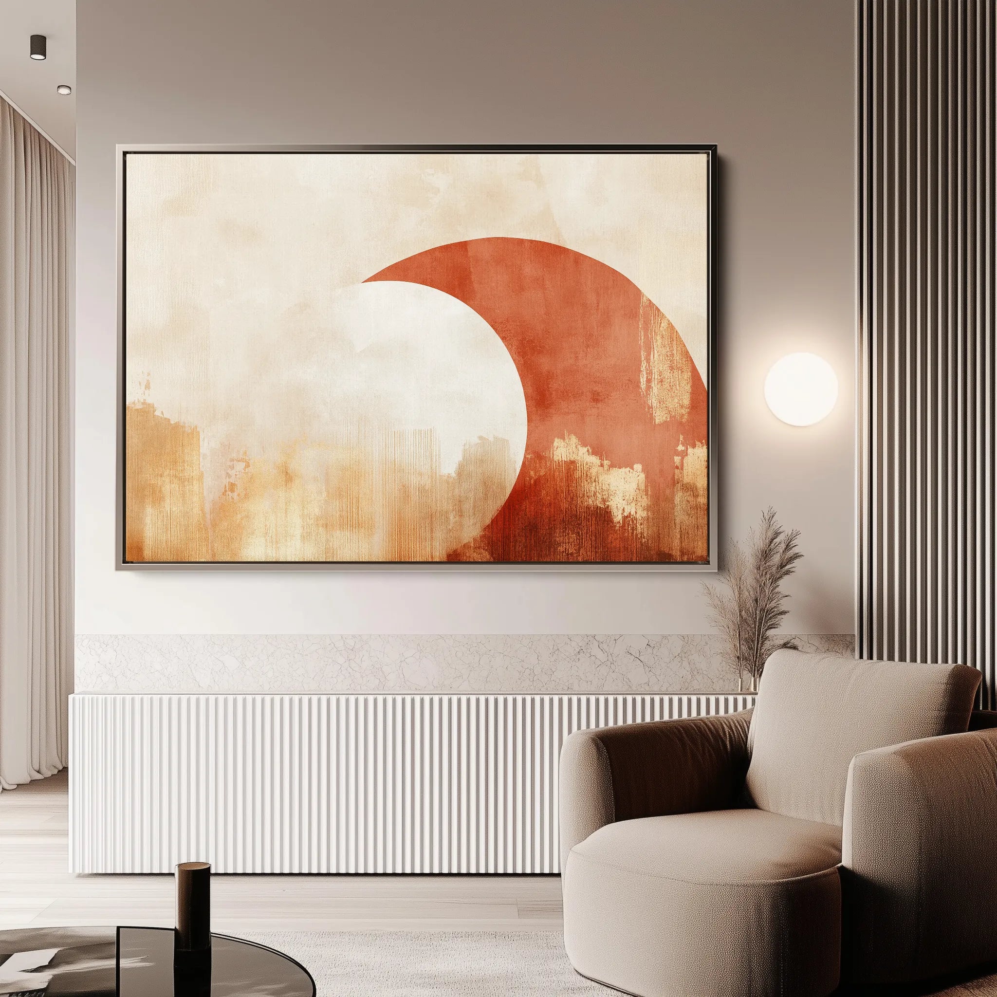 Boho 178 Canvas Art 18" x 24" / 45 x 60 cm / Black