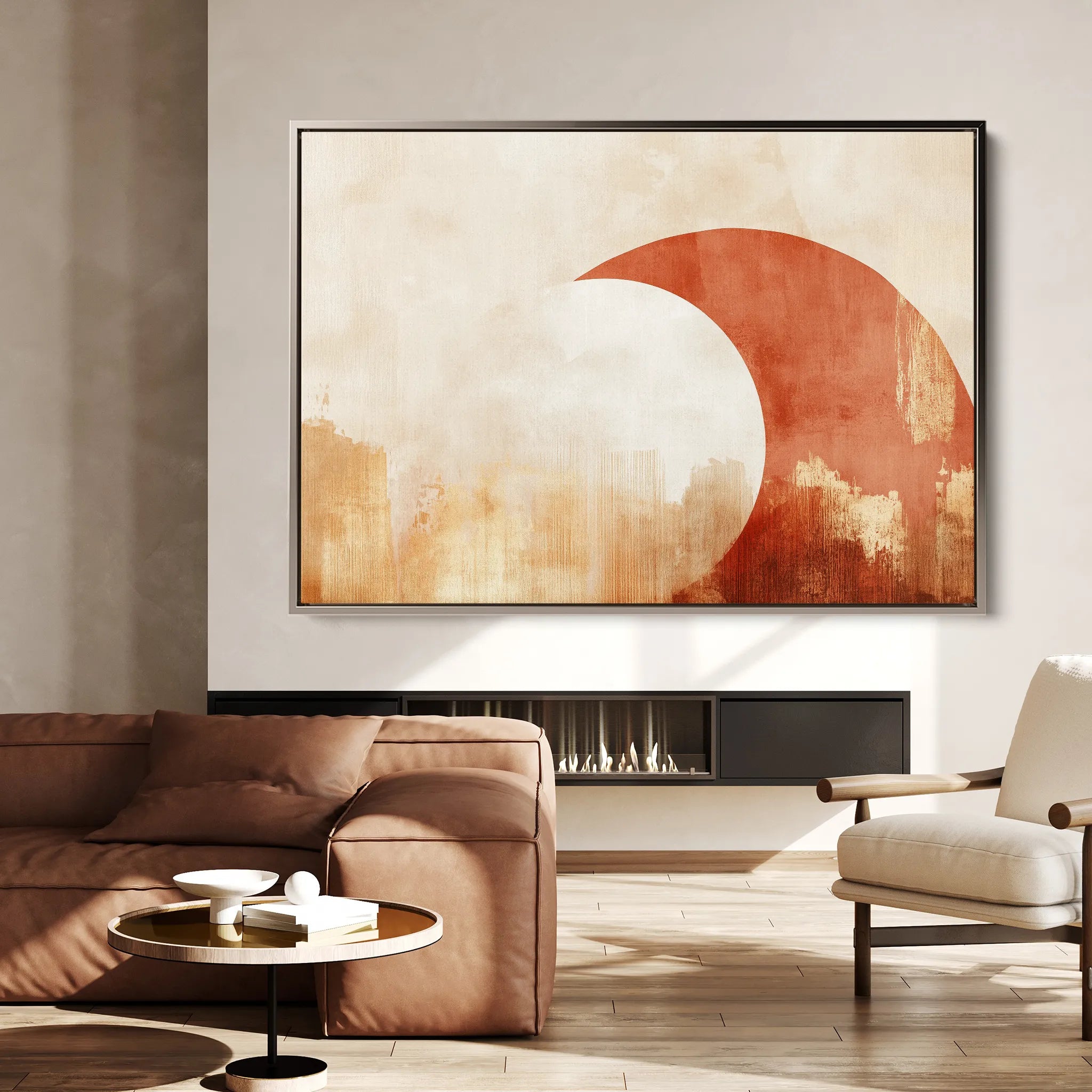 Boho 178 Canvas Art 18" x 24" / 45 x 60 cm / Black