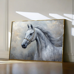 Horses 178 Canvas Art 60 x 40 cm / Black