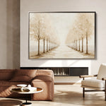 Landscape 178 Canvas Art 18" x 24" / 45 x 60 cm / Black