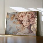 Portrait 178 Canvas Art 18" x 24" / 45 x 60 cm / Black