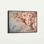 Portrait 178 Canvas Art 18" x 24" / 45 x 60 cm / Black
