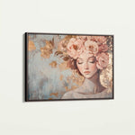 Portrait 178 Canvas Art 60 x 40 cm / Black