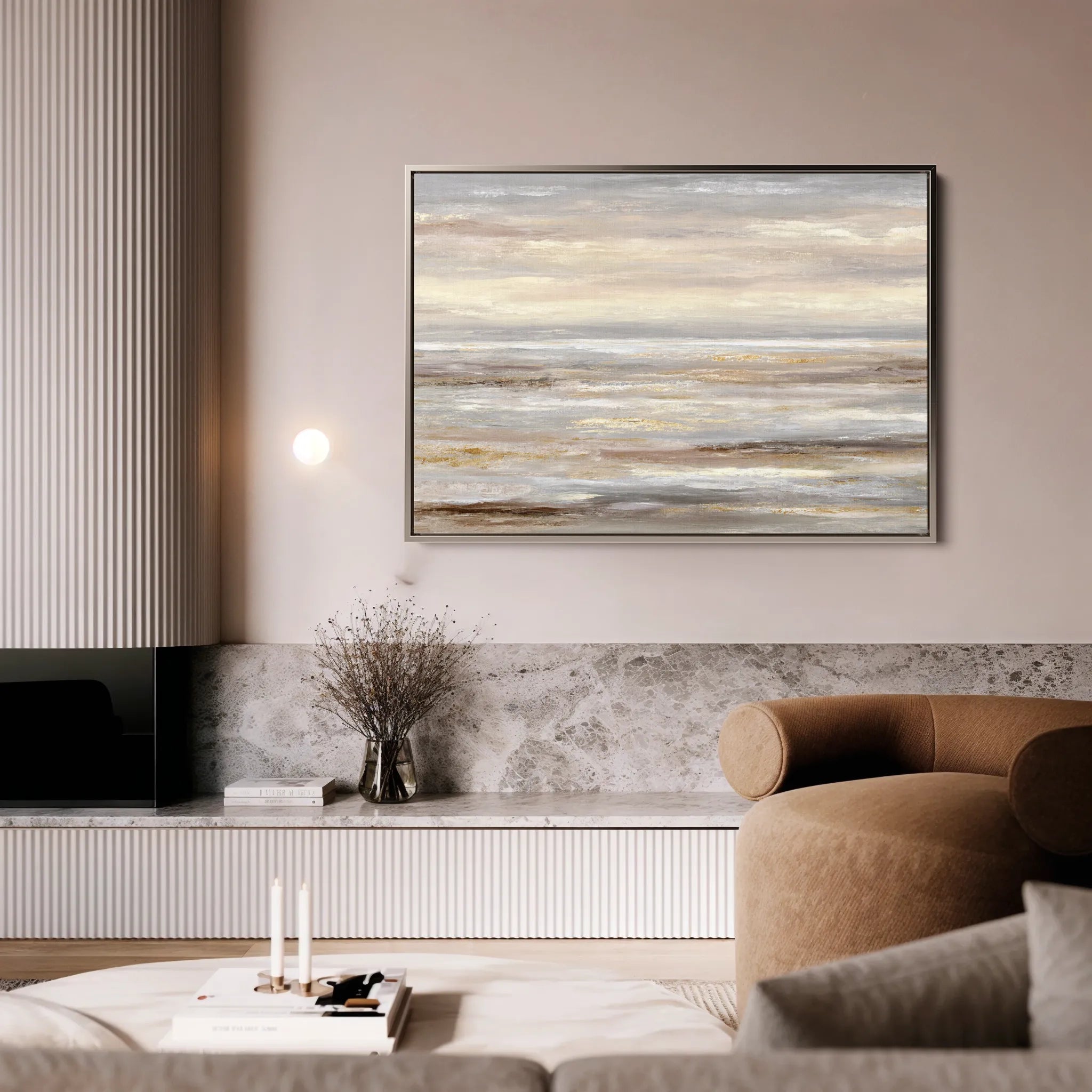 Abstract 1781 Canvas Art 18" x 24" / 45 x 60 cm / Black