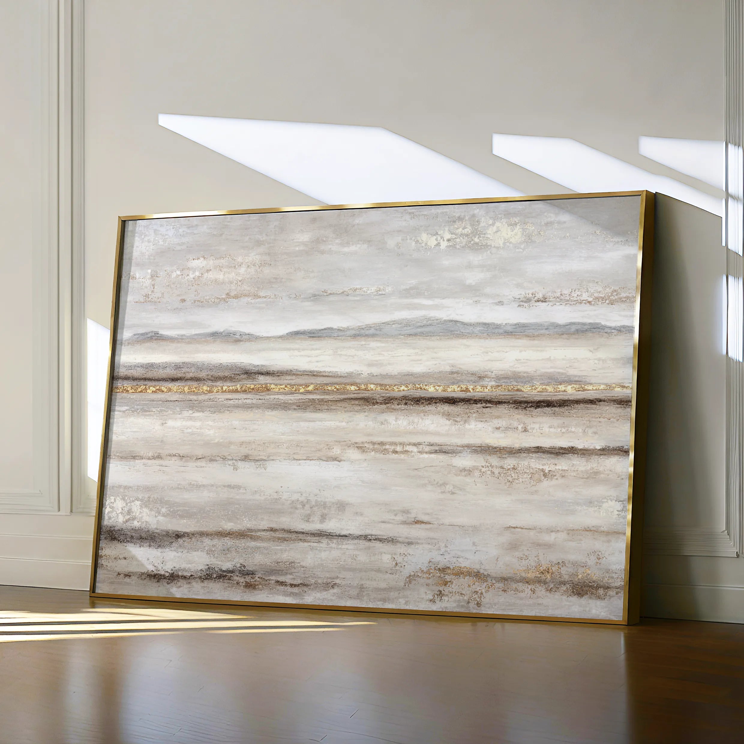 Abstract 1783 Canvas Art 18" x 24" / 45 x 60 cm / Black