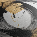 Abstract 1784 Canvas Art 18" x 24" / 45 x 60 cm / Black