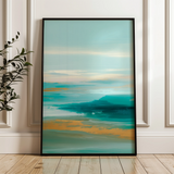 Abstract 1785 Canvas Art 18" x 24" / 45 x 60 cm / Black