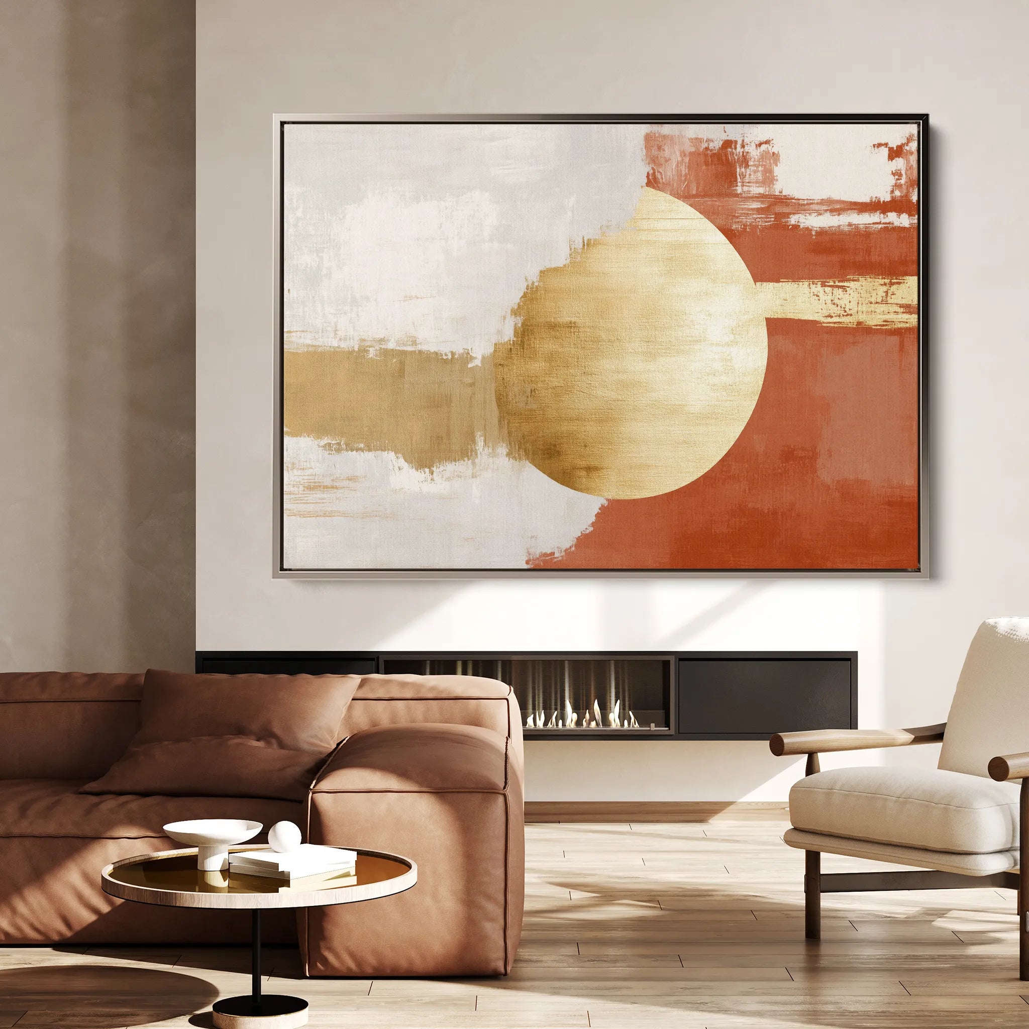 Boho 179 Canvas Art 18" x 24" / 45 x 60 cm / Black
