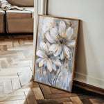 Floral 179 Canvas Art 18" x 24" / 45 x 60 cm / Black