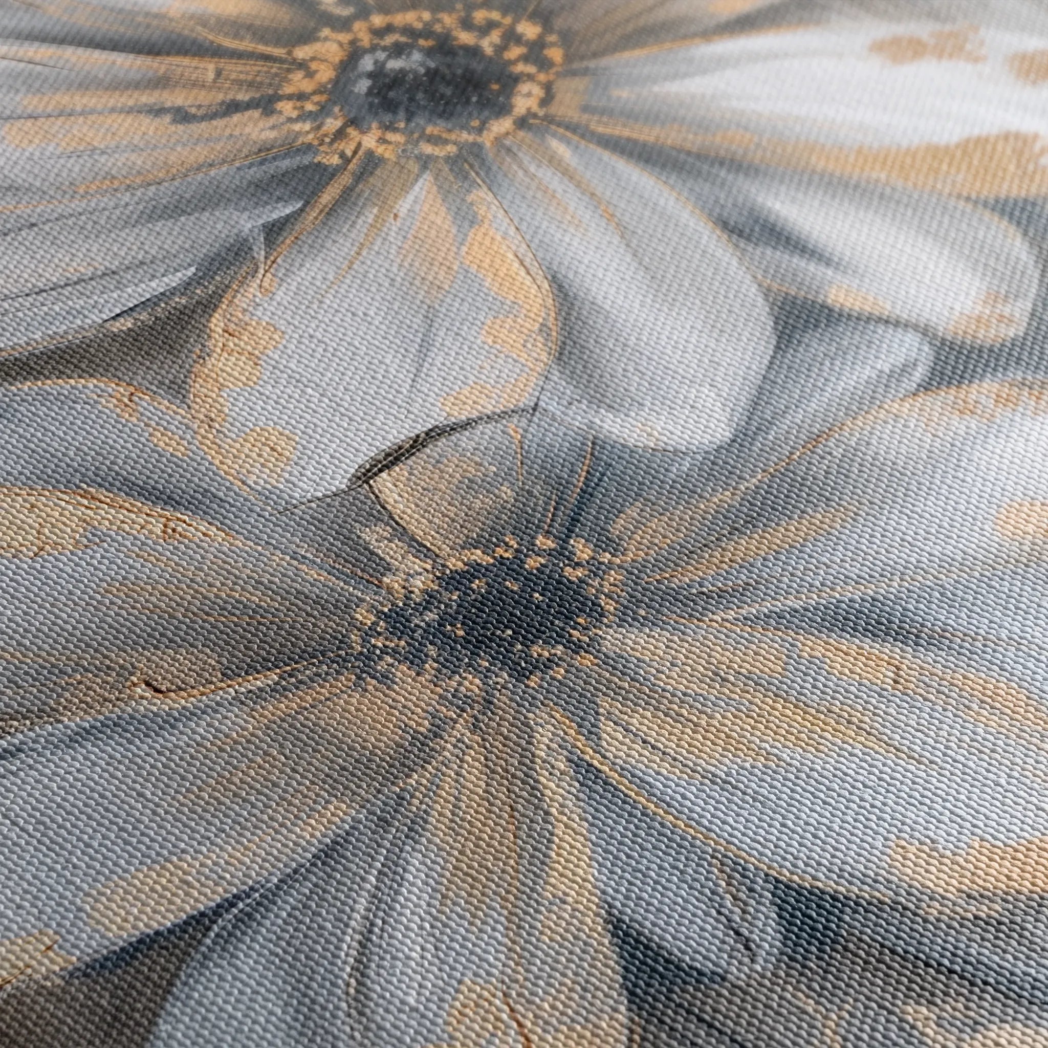 Floral 179 Canvas Art 18" x 24" / 45 x 60 cm / Black