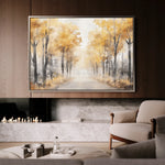 Landscape 179 Canvas Art 18" x 24" / 45 x 60 cm / Black