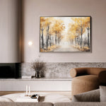 Landscape 179 Canvas Art 18" x 24" / 45 x 60 cm / Black