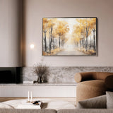 Landscape 179 Canvas Art 18" x 24" / 45 x 60 cm / Black