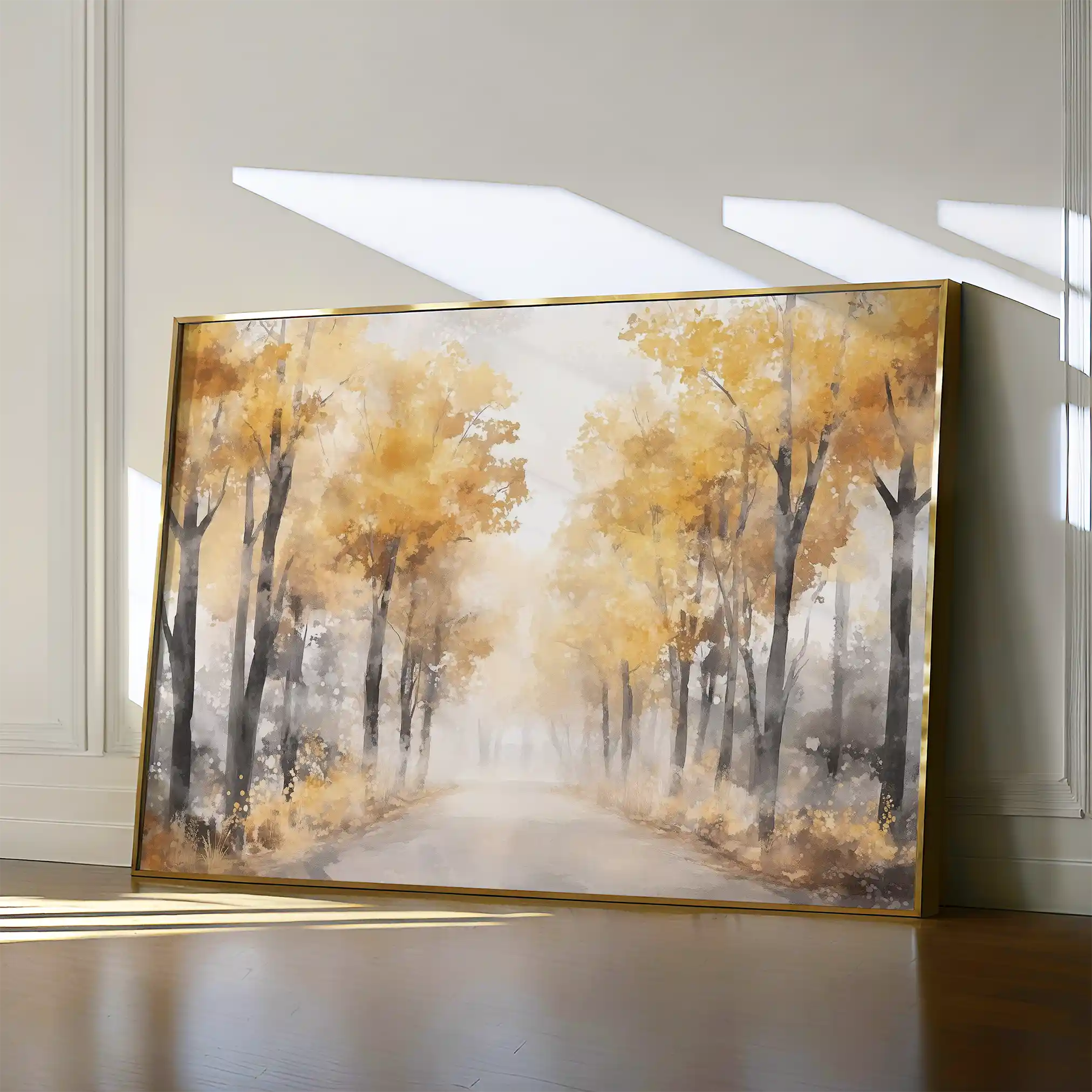 Landscape 179 Canvas Art 60 x 40 cm / Black