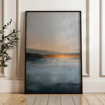 Abstract 1791 Canvas Art 18" x 24" / 45 x 60 cm / Black